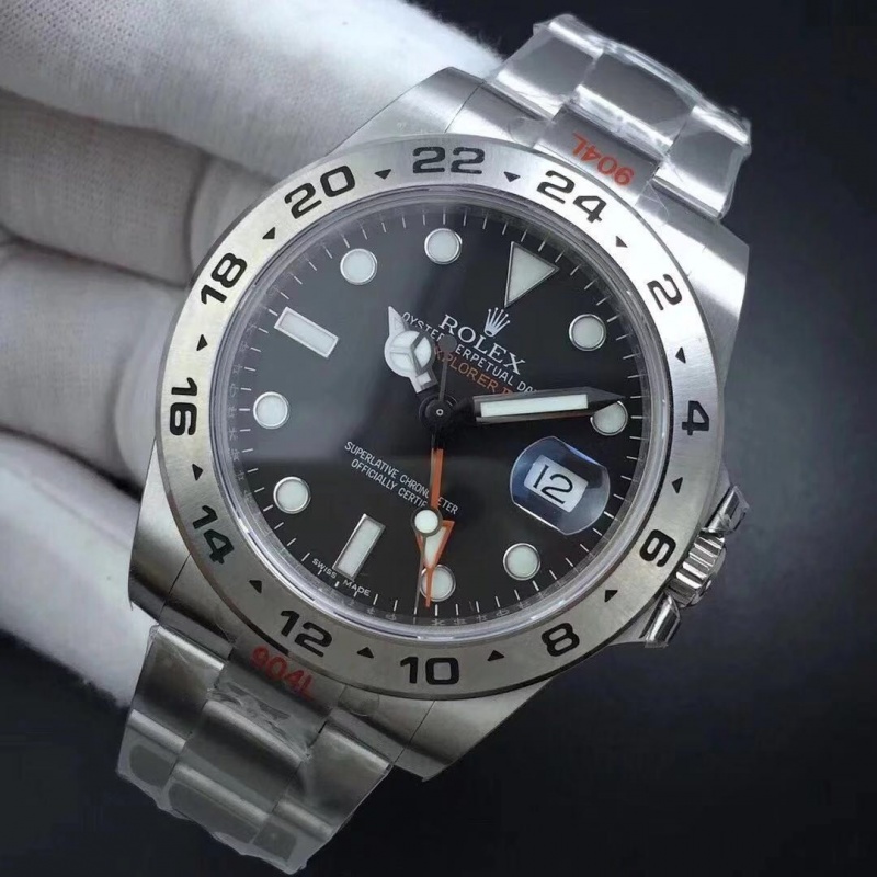 劳力士探险家2型 rolex Explorer II 216570黑面表盘